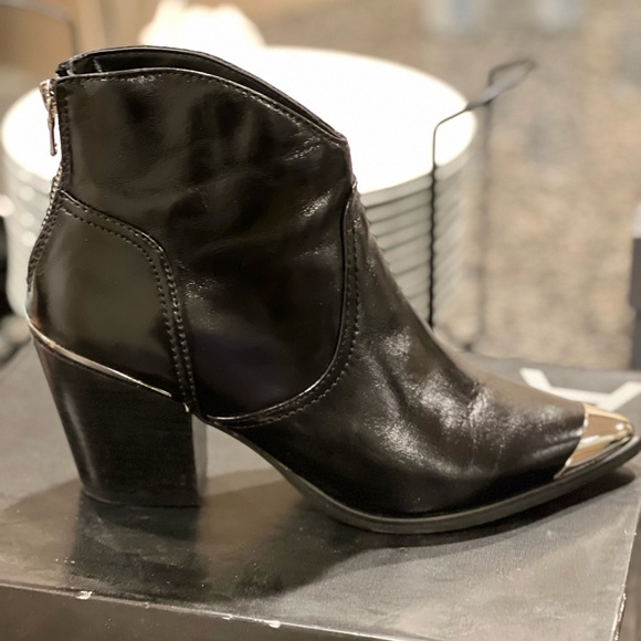 Aqua black booties - Picture 2 of 2